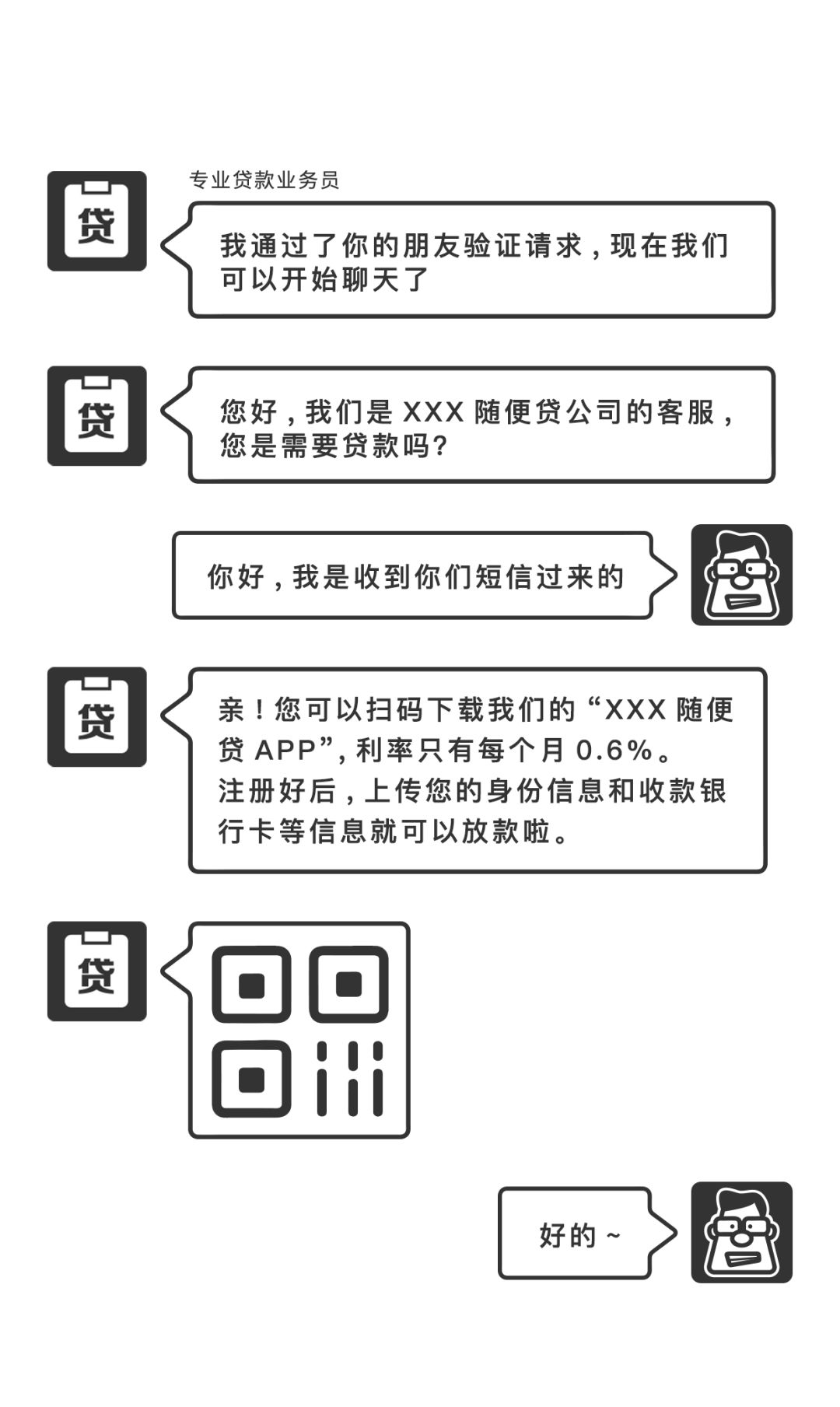 诈知机防骗攻略 | 贷款7000元 3个月=欠50万？