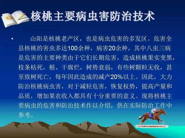 核桃主要病虫害防治技术